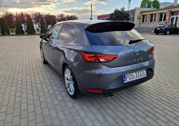 Seat Leon cena 42999 przebieg: 193050, rok produkcji 2014 z Raszków małe 56